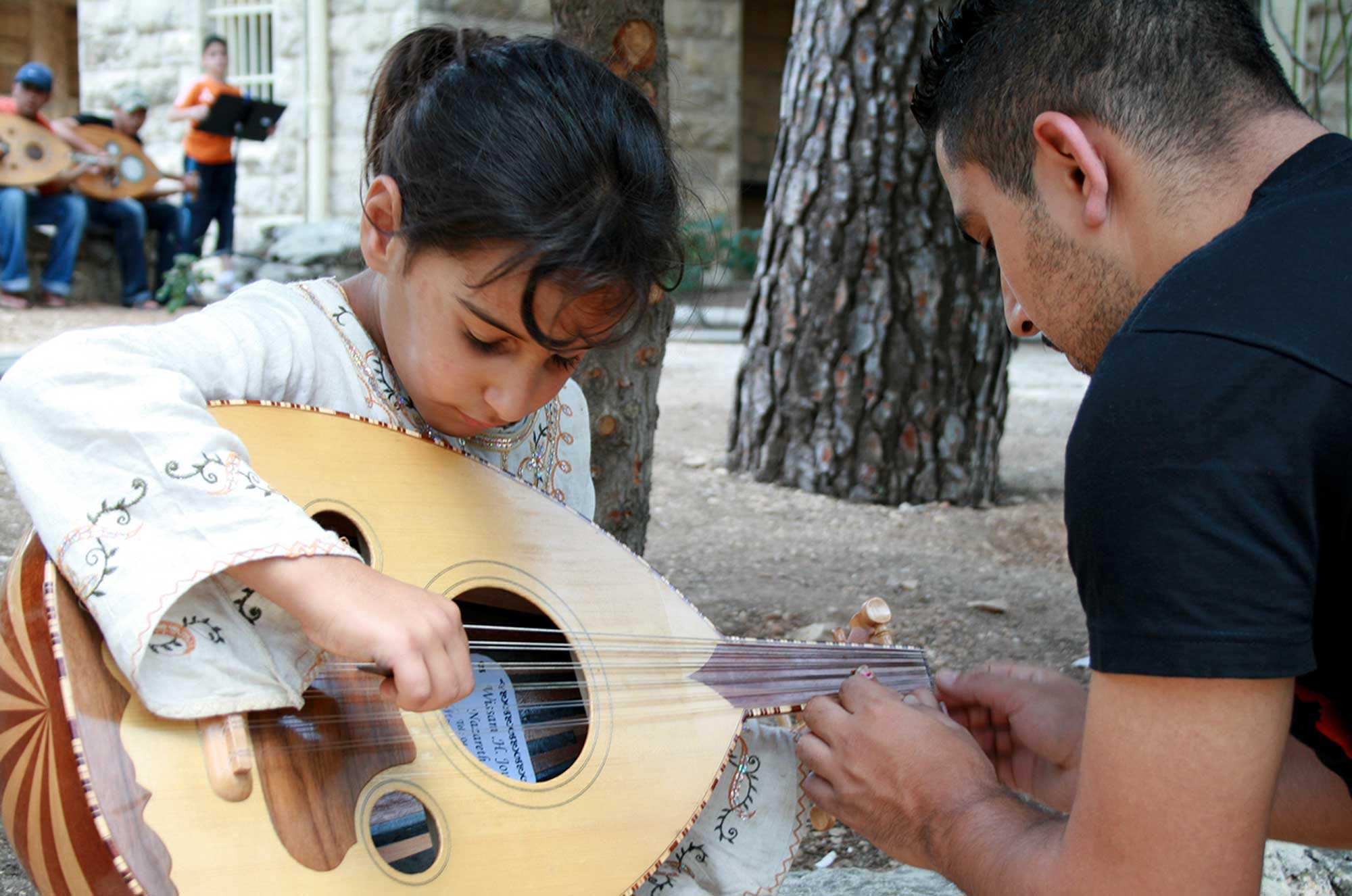 Teaching rt and music in Palestine and Lebanon.