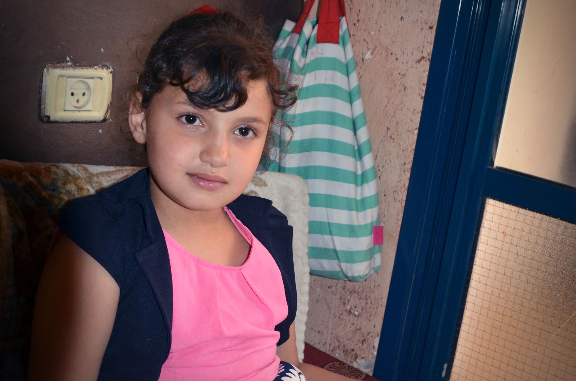 Maya and her Syrian family live in Gaza after fleeing the Syrian war.