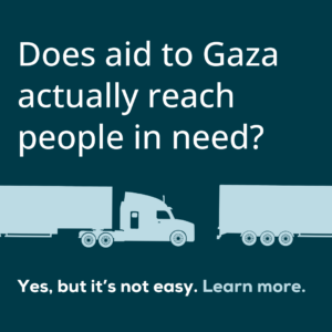 Does aid to Gaza actually reach people in need