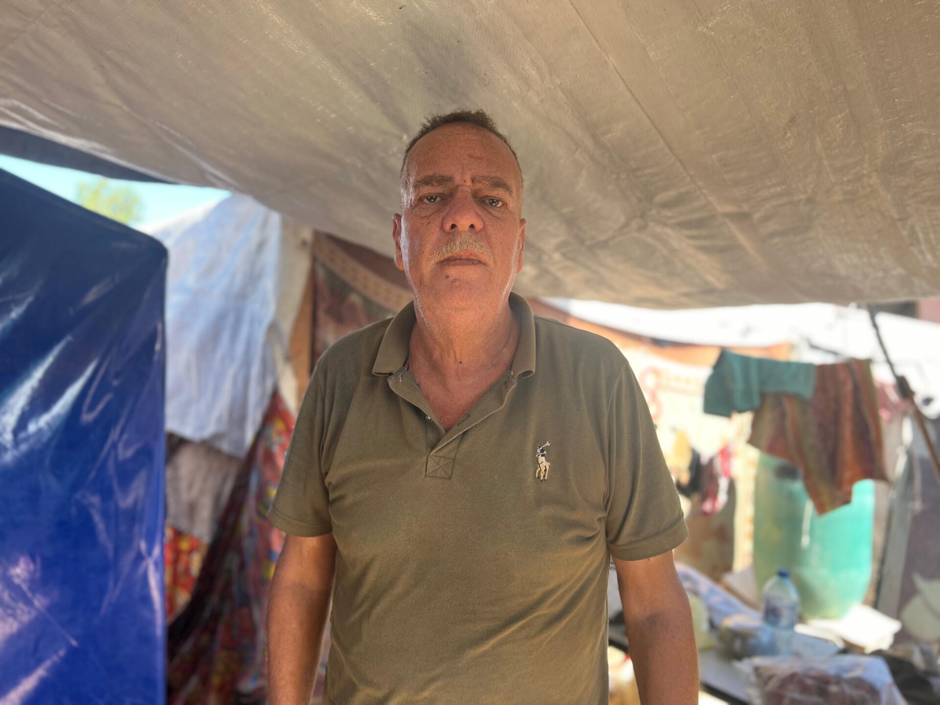 Ramzi and his family are displaced from Gaza City.