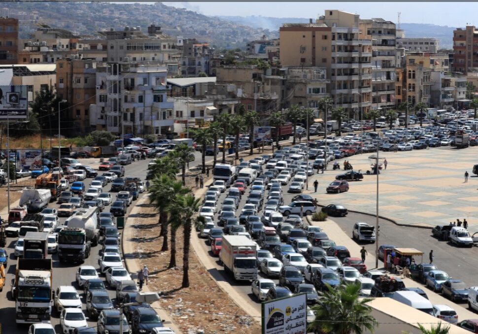 Chaos leaving the south of lebanon